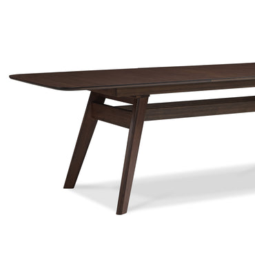 Currant 72 - 92" Extendable Dining Table, Black Walnut
