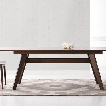 Currant 72 - 92" Extendable Dining Table, Black Walnut