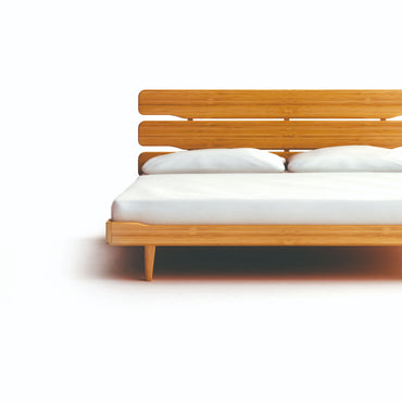 Currant California King Platform Bed, Caramelized