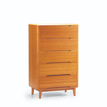Currant Five Drawer Chest, Caramelized