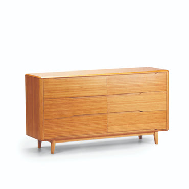 Currant Six Drawer Dresser, Caramelized