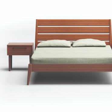 Sienna Queen Platform Bed, Caramelized