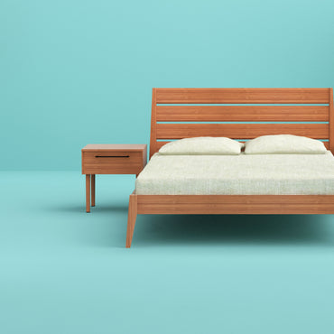 Sienna Queen Platform Bed, Caramelized