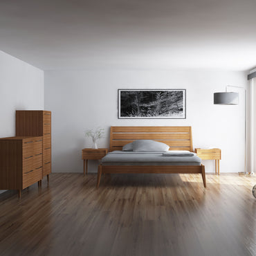 Sienna Five Drawer Chest, Caramelized