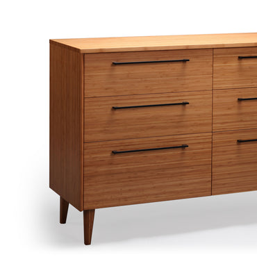 Sienna Six Drawer Dresser, Caramelized