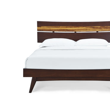 Azara Queen Platform Bed, Sable