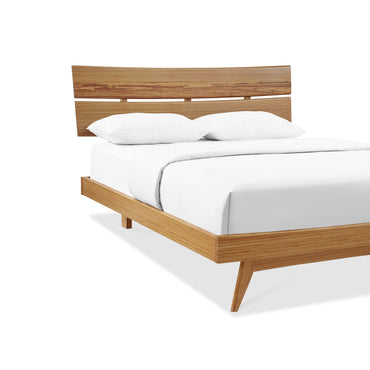 Azara Eastern King Platform Bed, Caramelized