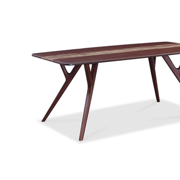 Azara Dining Table, Sable