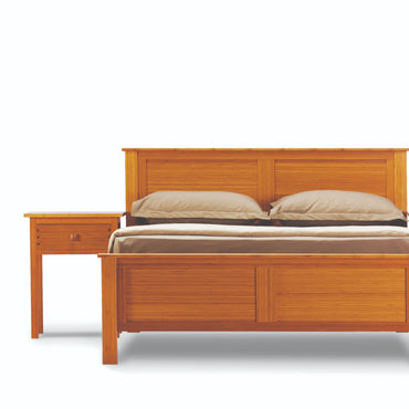 Hosta Eastern King Platform Bed, Caramelized