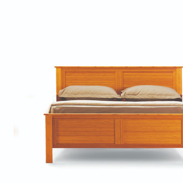 Hosta Queen Platform Bed, Caramelized