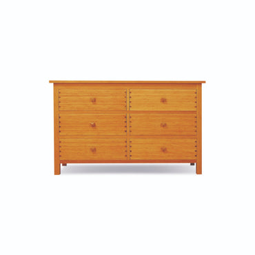Hosta Six Drawer Dresser, Caramelized
