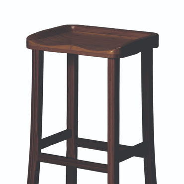 Tulip 26" Counter Height Stool, Black Walnut, (Set of 2)