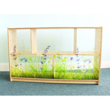 Nature View Acrylic Back Cabinet 30-in - WB0248
