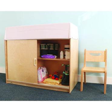 EZ Clean Birch Changing Cabinet With Trays - WB0688