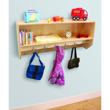 Double Row Wall Mount Coat Rack - WB1056