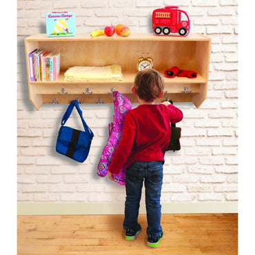 Double Row Wall Mount Coat Rack - WB1056