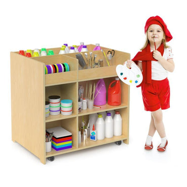 Mobile Deluxe Art Supply Cart - WB1758