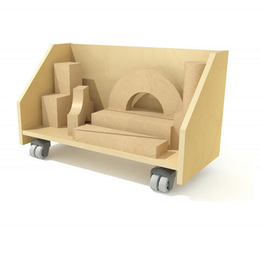 Mobile Building Block Storage Cart - WB4374