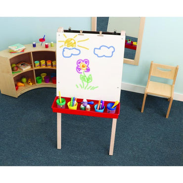 Adjustable Double Easel With Dry Erase Boards - WB6800