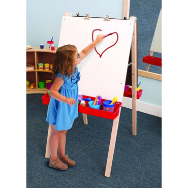 Adjustable Double Easel With Dry Erase Boards - WB6800
