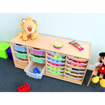 Clear Tray Quad Storage Cabinet WB7004