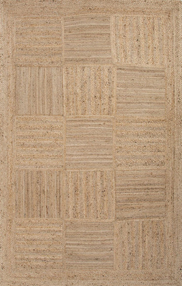 Woven Jute Natural Area Rug 9' x 12'