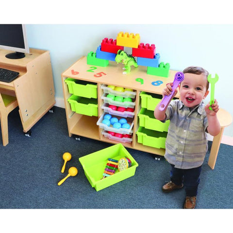 Whitney Plus Green Tray Storage Cabinet - CH0284
