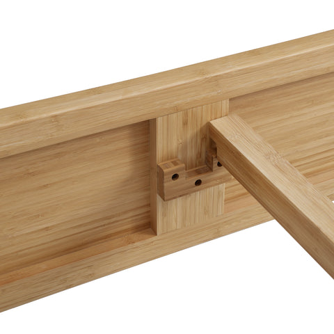 Willow Queen Platform Bed, Caramelized