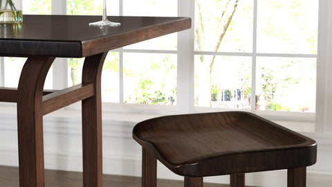 Tulip Counter Height Table, Black Walnut