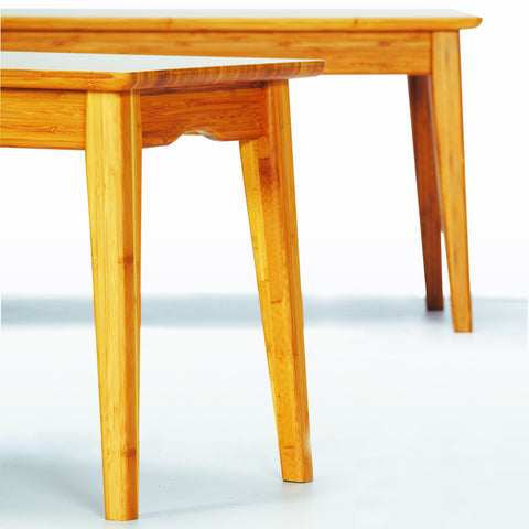 Currant Long Bench, Caramelized