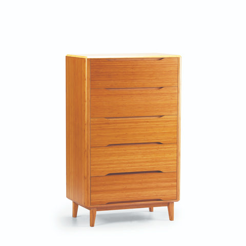 Currant Five Drawer Chest, Caramelized