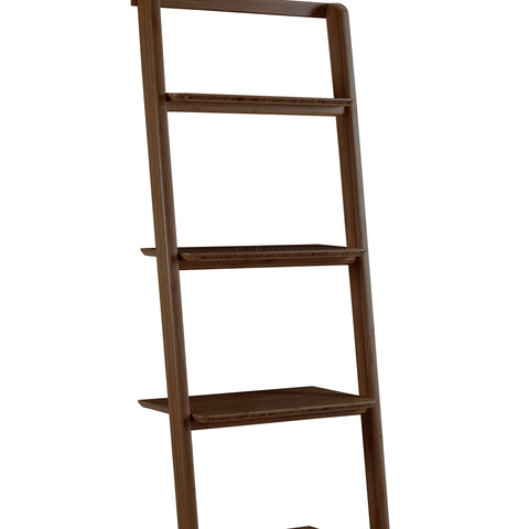 Currant Leaning Bookshelf, Black Walnut