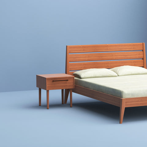 Sienna Queen Platform Bed, Caramelized