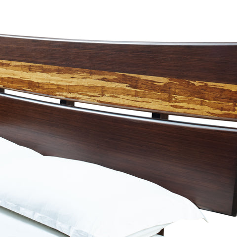 Azara California King Platform Bed, Sable