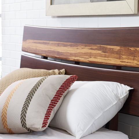 Azara California King Platform Bed, Sable