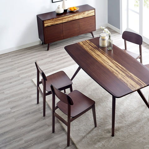 Azara Dining Table, Sable