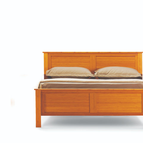 Hosta California King Platform Bed, Caramelized