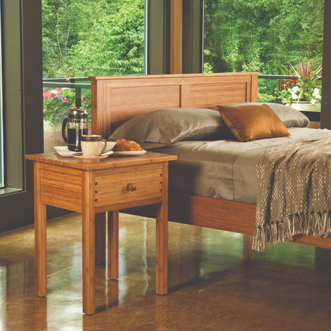 Hosta Nightstand, Caramelized