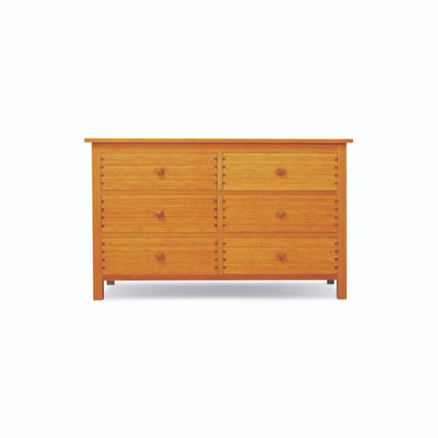 Hosta Six Drawer Dresser, Caramelized