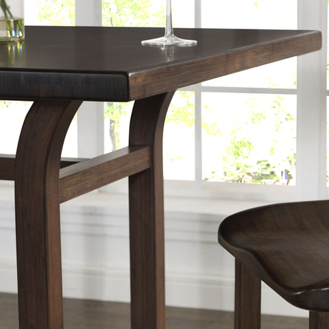Tulip 30" Bar Height Stool, Black Walnut, (Set of 2)