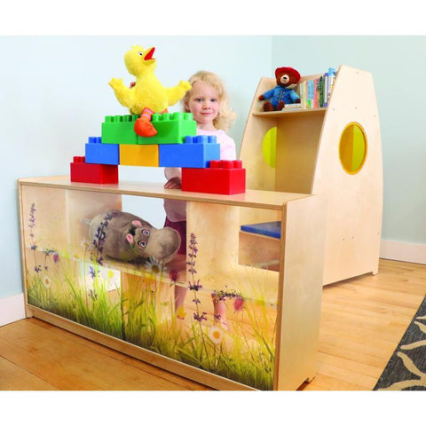 Nature View Acrylic Back Cabinet 24-in - WB0247
