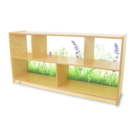 Nature View Acrylic Back Cabinet 24-in - WB0247