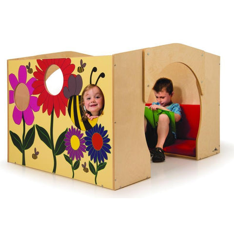 Flowered Reading Haven With Cushion - WB2250