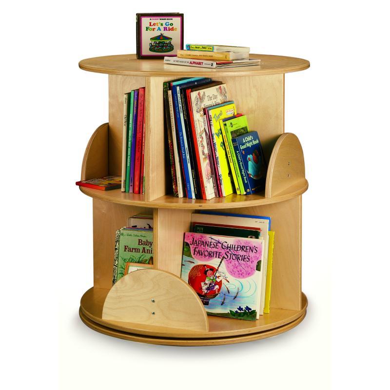 Two Level Book Carousel - WB0502R