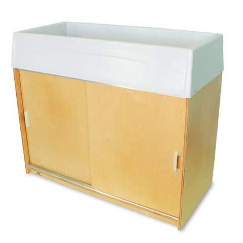 EZ Clean Birch Changing Cabinet With Trays - WB0688