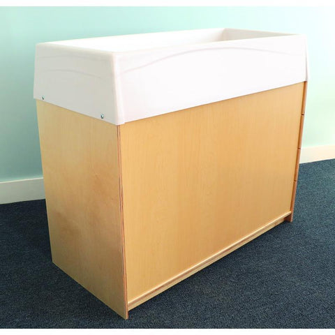 EZ Clean Birch Changing Cabinet With Trays - WB0688