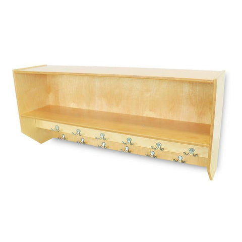 Double Row Wall Mount Coat Rack - WB1056