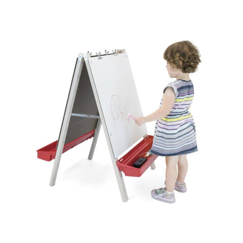 Toddler Adjustable Easel With Write and Wipe Panels - WB1863