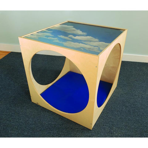 Acrylic Top Play House Cube With Floor Mat Set - WB2122