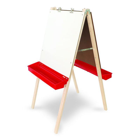 Adjustable Double Easel With Dry Erase Boards - WB6800